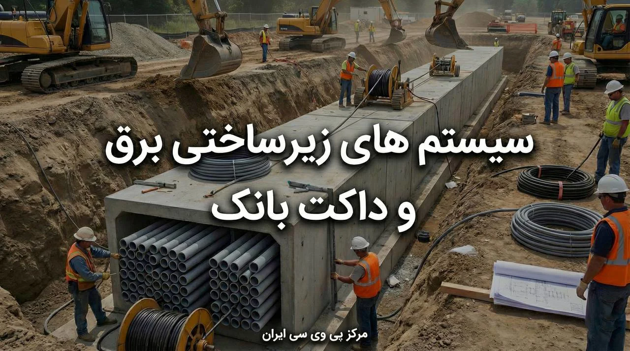سیستم‌های زیرساختی برق و داکت بانک؛ ساختار، کاربرد و اصول اجرا