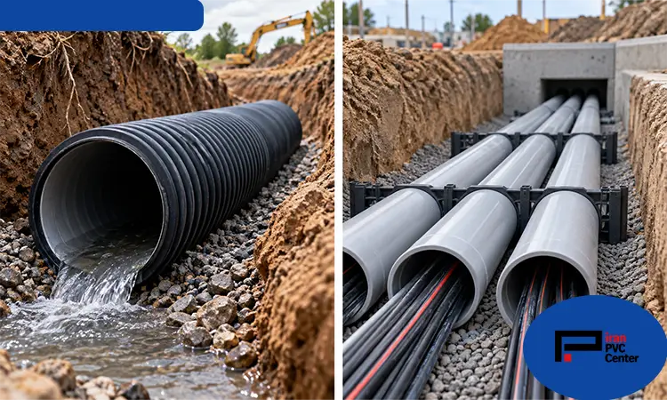 لوله کاروگیت با لوله پی وی سی داکت بانک چه تفاوتی دارد؟